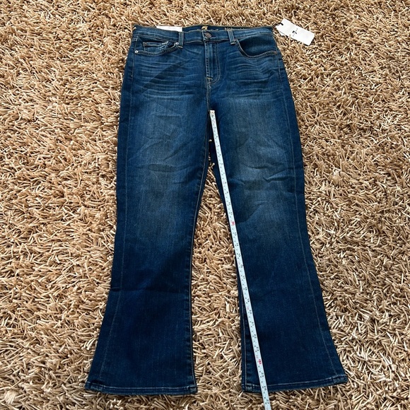7 For All Mankind High Waist Slim Kick AU8512005 Mohr Size 29 - Picture 5 of 11